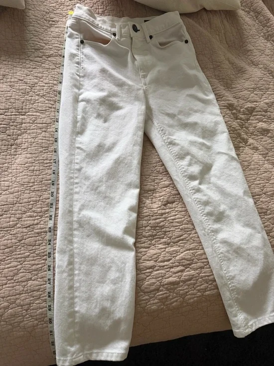 rag & bone Straight Leg White Jeans - Picture 11 of 13